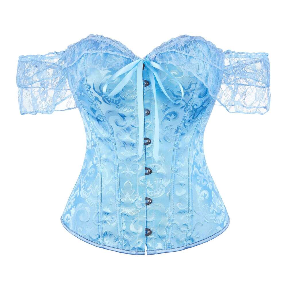Corset Tops for Women Bustier Shapewear Lingerie Lace Waist Push Up Corset - view 7