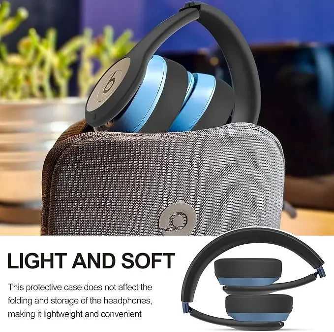 3 in 1 Solo 3/4 Silicone Case Cover SetAnti-Scratch Ear Pad Cover/Shell Cover/Headband Cover for Beats Solo 3/4 HeadphoneT260306