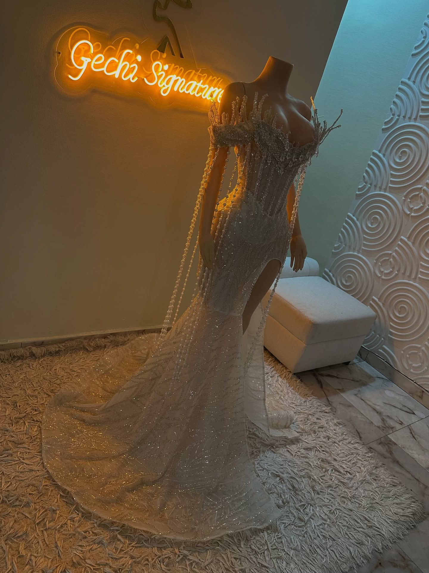 2k26 Ivory Prom Dress 2026 Mermaid Crystals Dresses Appliques Beadings Sequined Evening Dress Sequined Birthday Formal Women Pageant Party Gowns ZJ088 - view 4