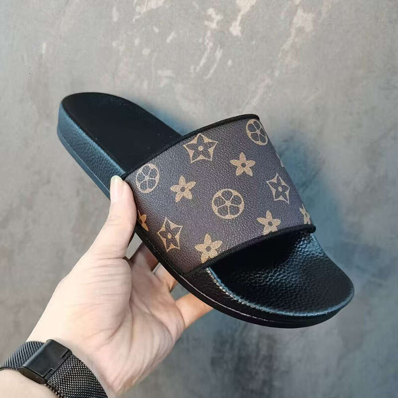 Summer slippers for men, printed for both genders, one pair of flip-flops for outerwear