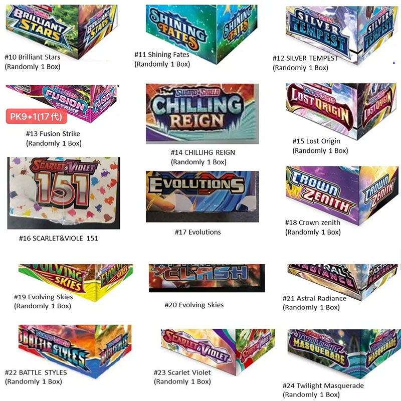 360 Booster Packs Pixie English Card Games Cards Tabletop Matchmaking Game Drop Delivery Toys Gifts