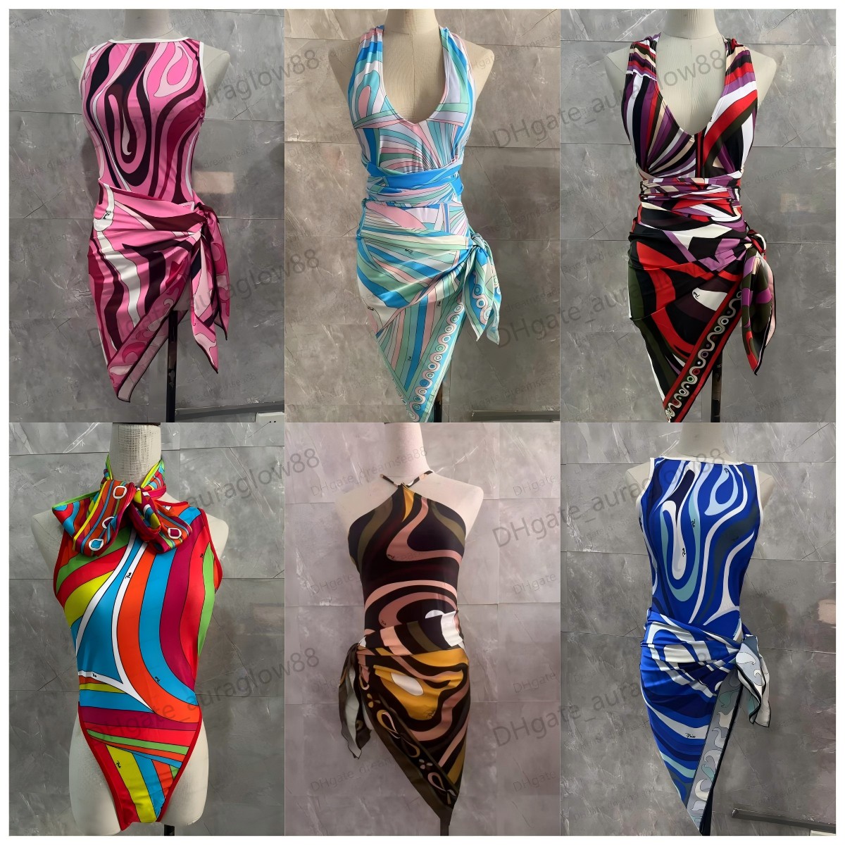 pucci bathing suit Womens Swimwear Designer One-piece swimwear brand Bikini sexy beach vacation thong bikini set high cut one piece thong swimsuits