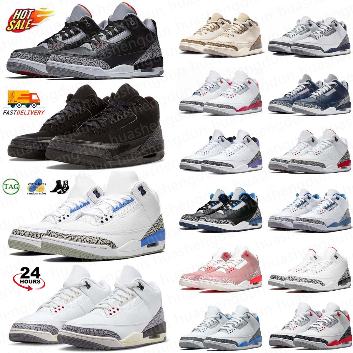 basketball shoes 3 3s Black Cat Pure Money Indigo Black Cement Family Affair Rare Spring Is In eyana Taylor Concrete Rose White Cement Reimagined men women sneaker
