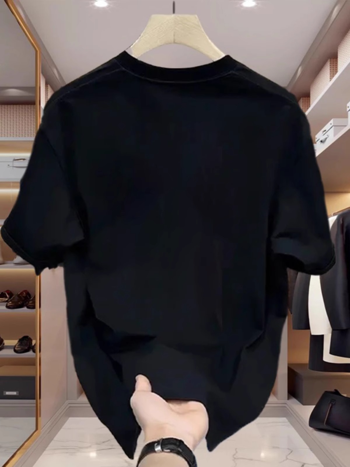 Summer Premium Luxury Heavyweight Cotton T-Shirts | Trendy High-Street Casual Versatile Crew Neck Short Sleeve Tops