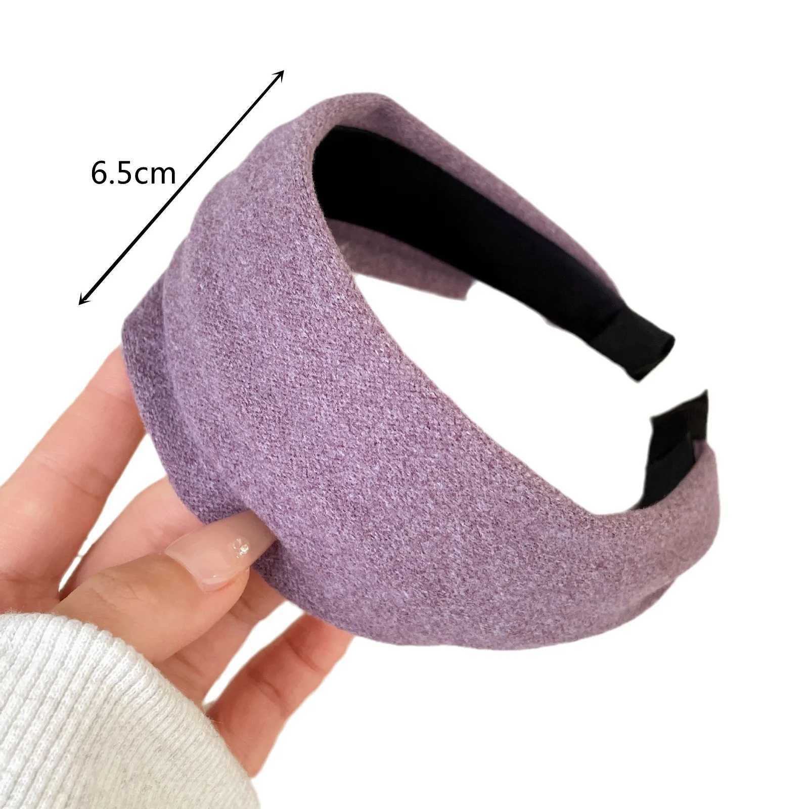 2025 Korea Fashion Elegant Wide Hairbands Headband Women Girls Gift Scrunchie Hair Head Hoop Band Accessories Headdress Headwear D260326