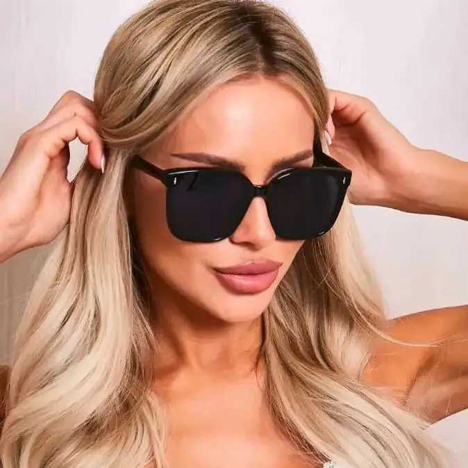 2pcs Polaroized Sunglasses Women Men Trendy Style Polarized Sun Glasses Square Eyeglasses UV400 Protection Streetwear Eyewear D260326