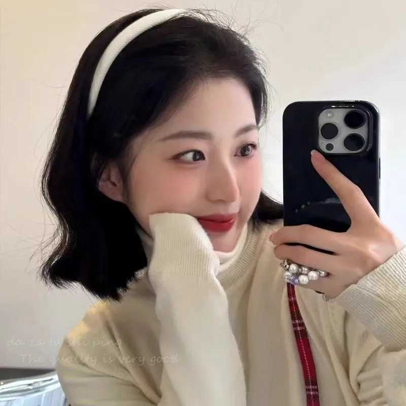 Korean Solid Simple Hairband For Women Girls Sweet Hair Ornament Headband Elegant Hair Hoop Hair Band Fashion Hair Accessories D260326