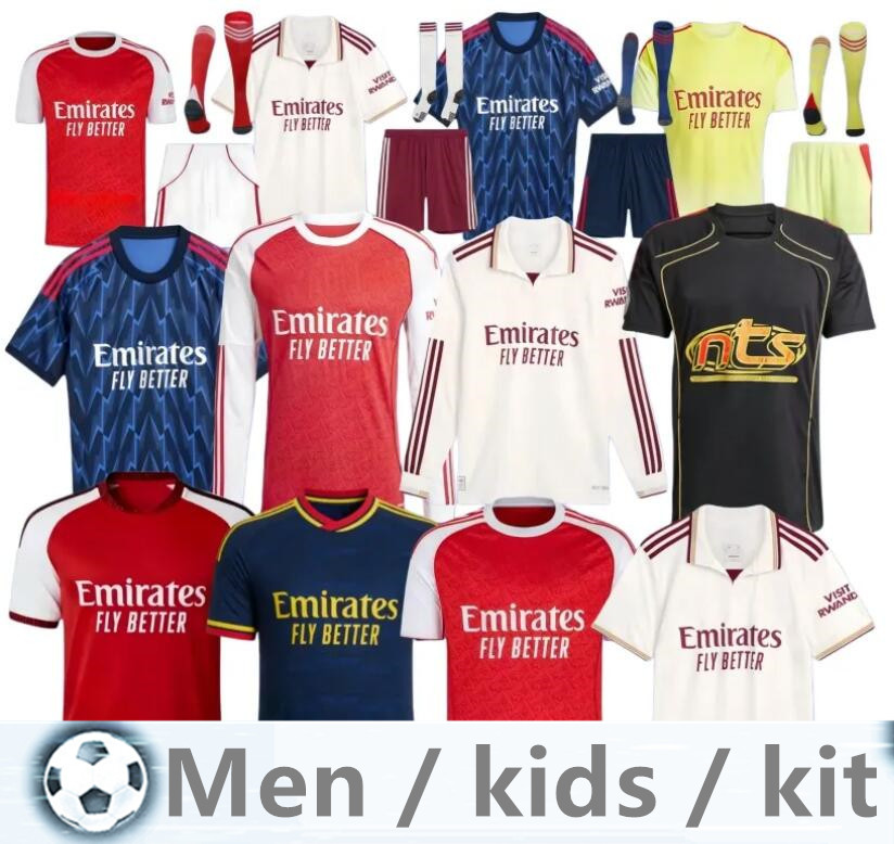 2026 2027 SAKA EZE Arsenally Soccer Jerseys G. JESUS ODEGAARD RICE HAVERTZ Gunners Arsenaljerseys Men Kids Kit MARTINELLI SMITH SALIBA MADUEKE 25 26 27 Football