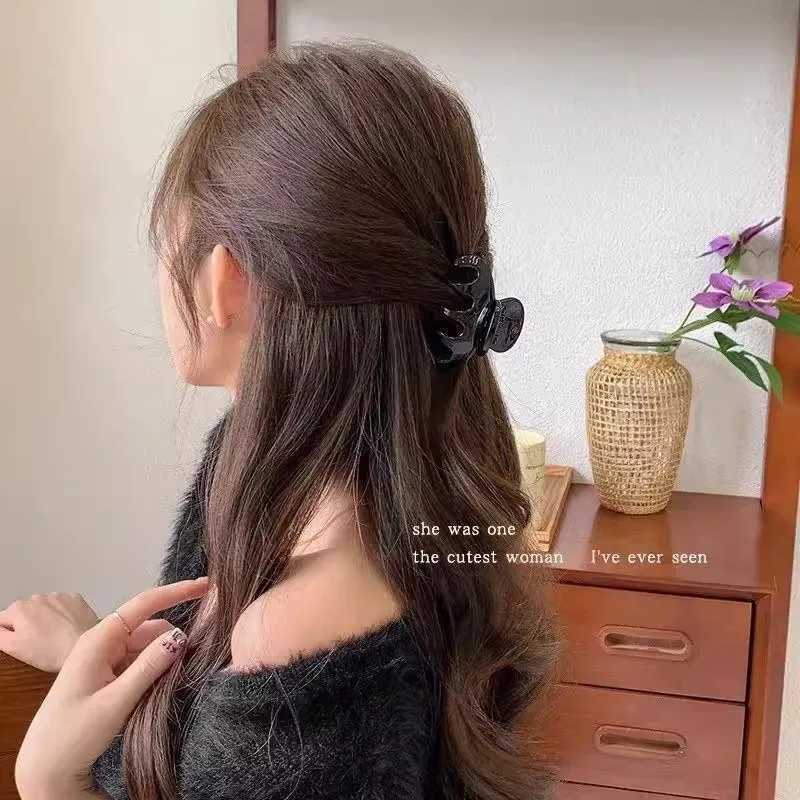 Elegant Solid Small Pumpkin Hair Claw For Women Girls Sweet Hair Ornament Claw Clip Hairpin Hair Clip Fashion Hair Accessories H260326