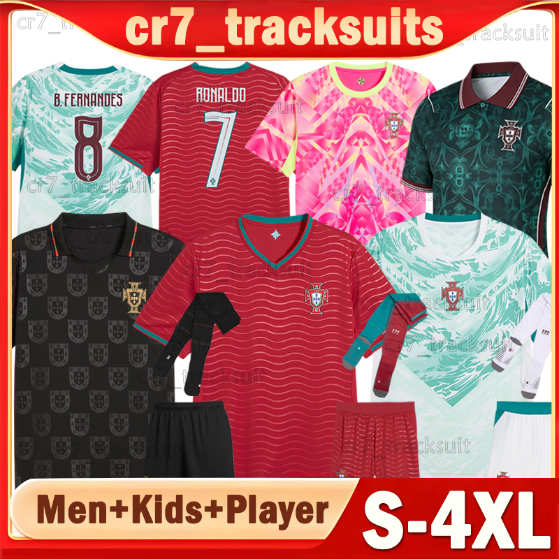 XXXL 4XL 2026 Portugal national football team Soccer Jerseys JOAO FELIX B.FERNANDES 26 27 Portuguese Football Shirts Player Version JOAO NEVES TRINCAO Men kids kits