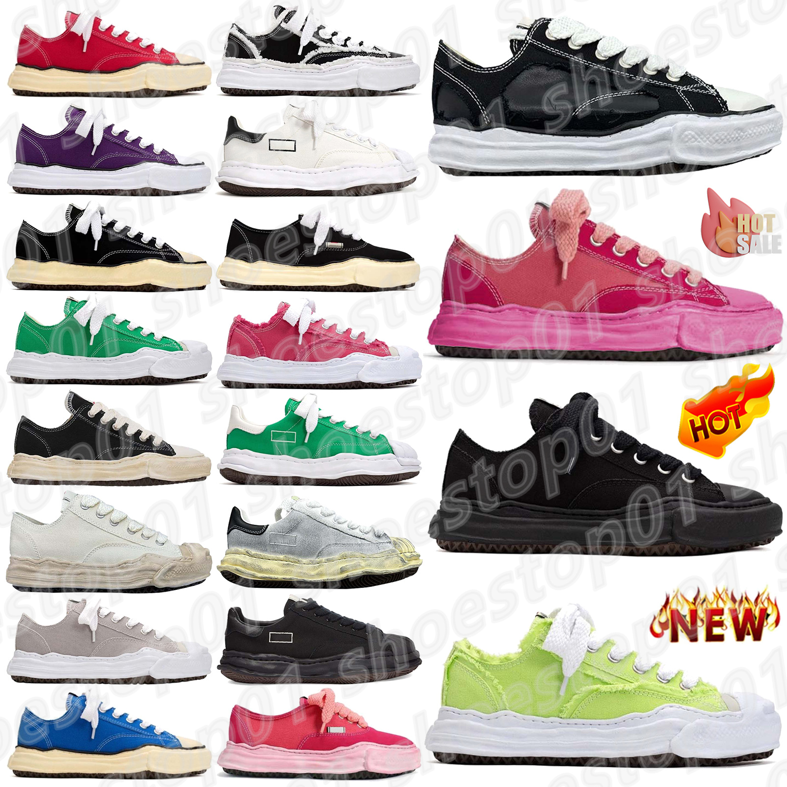 mihara shoes miharas miahara designer shoe mens sneakers sneaker Peterson Sole Canvas Low Black Light Blue Hank Purple White Natural Pink NavyOM0e#