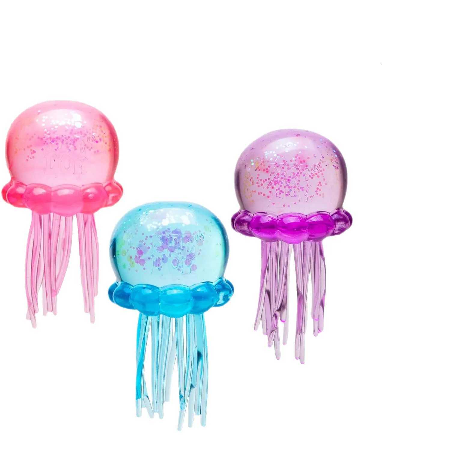 New Jellyfish Squish Beach Water Play Octopus Toy Outdoor Squeeze Toy Simulated Octopus Stress Balls Relief Fidget Toy for Kids Z260326