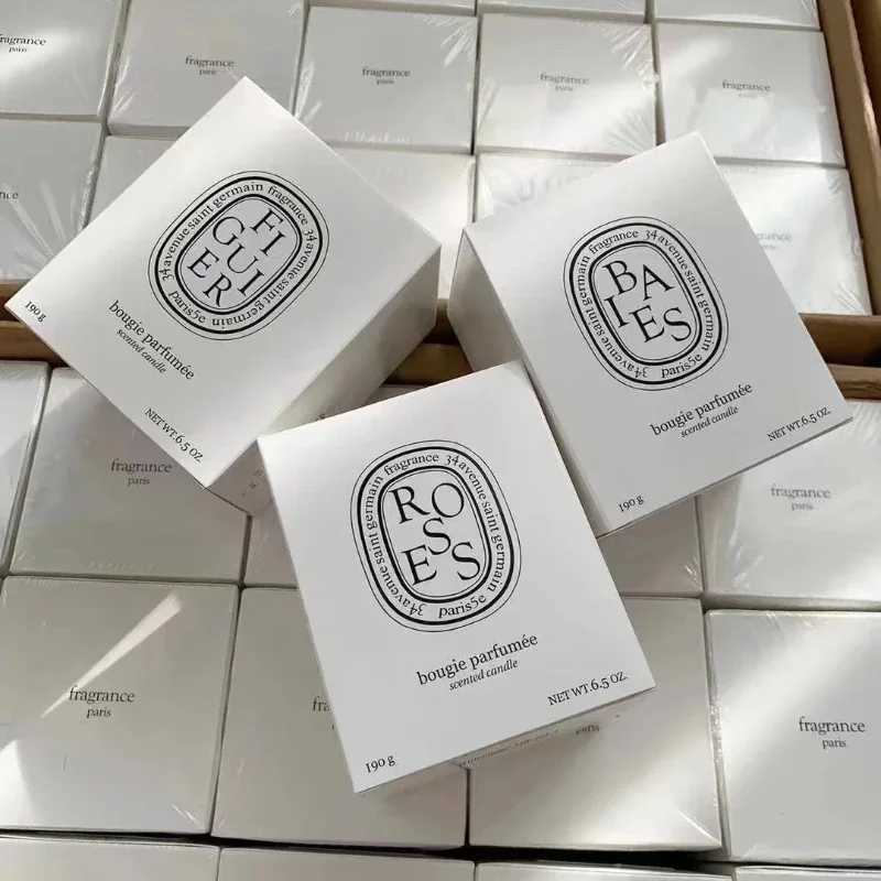 Classic Aromatherapy Candle Baies Natural Plant Essential Oil Scented Candle Figuier Fragrance Decoration Christmas Home Gift H260326