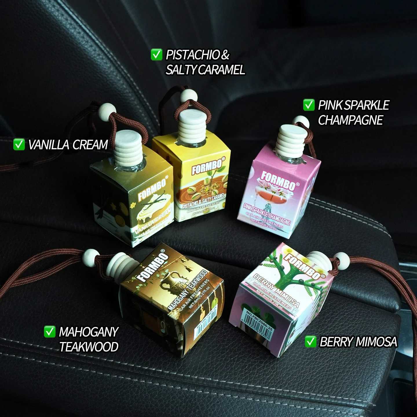 Car perfumefresh flower fragrancelasting charming fragrance fragrance used for interior decoration long-acting air freshener H260326