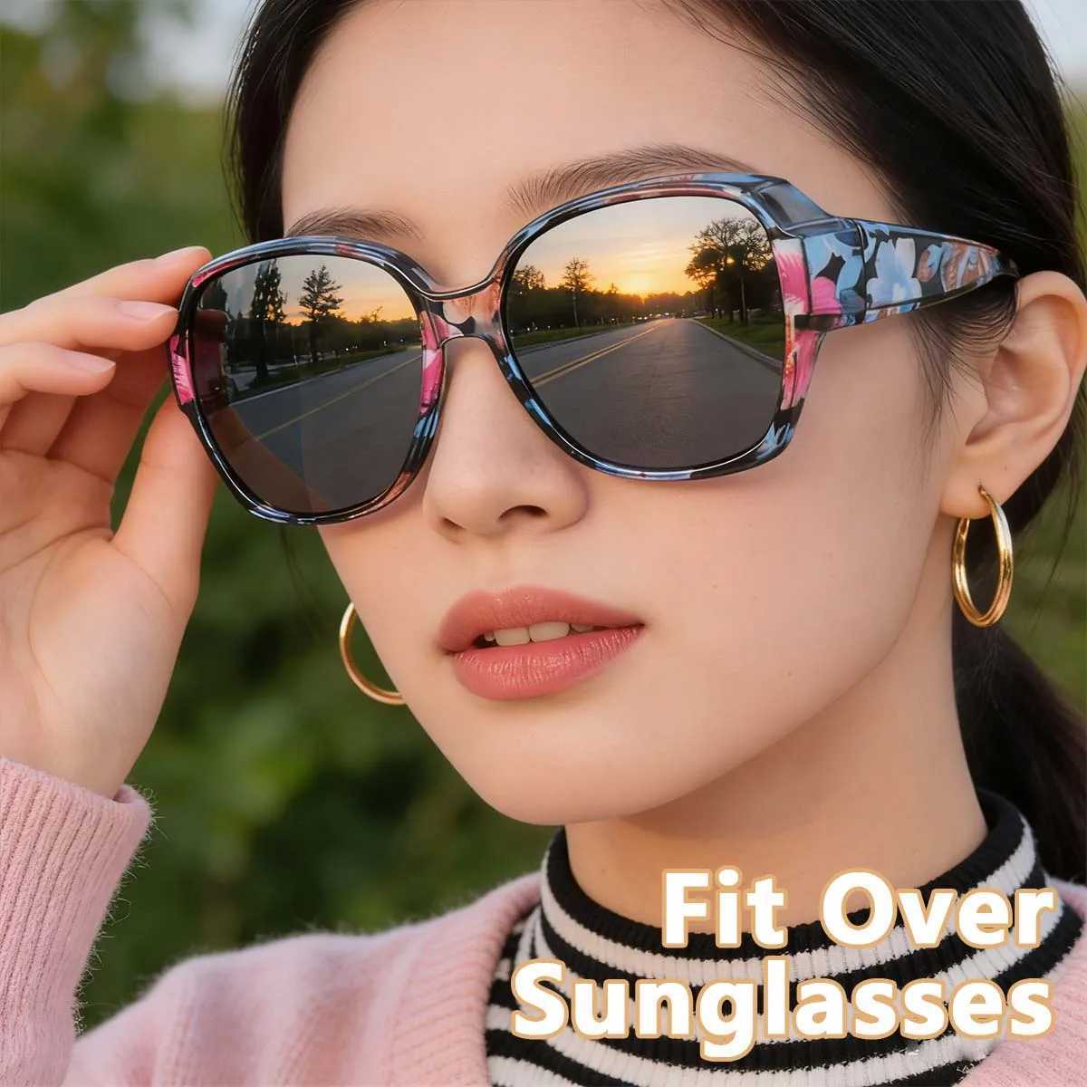 1/2/3PC Sunglasses Fit Over Glasses Polarized for Men Women Wrap-Around Glasses UV400 Protection for Driving and Outdoor T01 D260326
