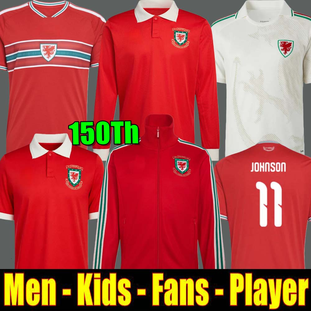 New 2026 2027 world cup wales soccer jersey 26 27 BROOKS WILSON JOHNSON Neco Williams football shirts men kit quality Red uniform 150year anniversary 150TH Jacket