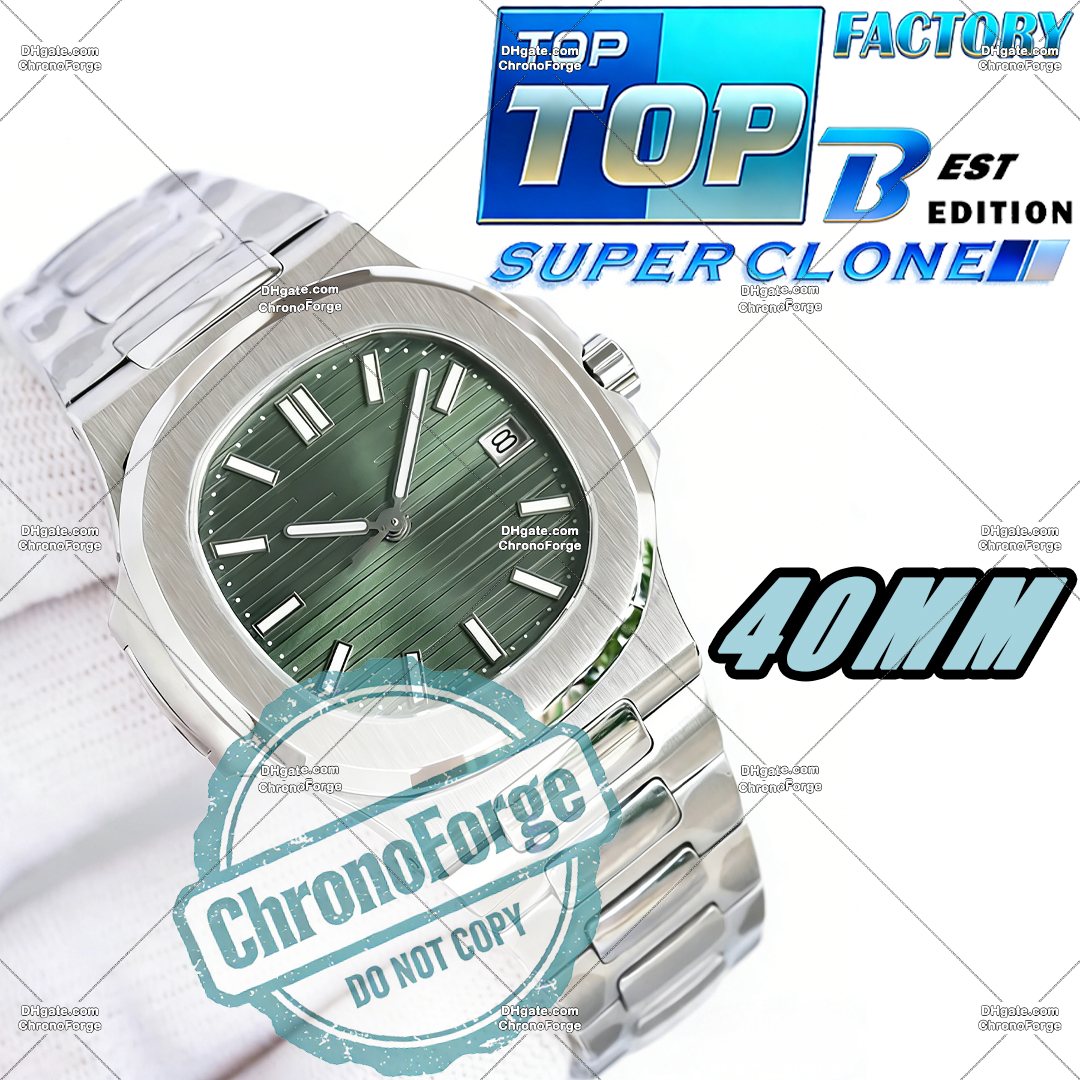Super Clone Watches Men Luxury Designer Watches Mirror Quality 40MM Automatic Mechanical Movement Watches 904L Stainless Steel Luminous Sapphire 100m Waterproof
