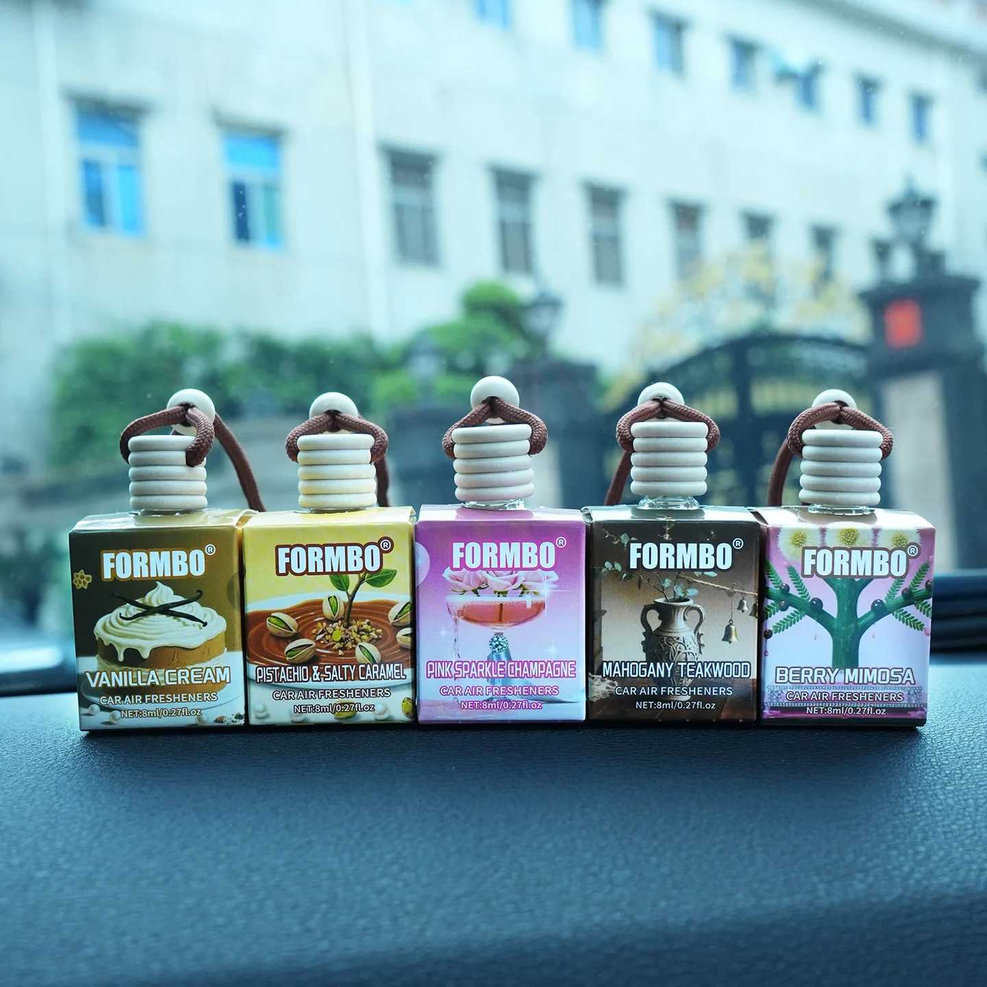 Car perfumefresh flower fragrancelasting charming fragrance fragrance used for interior decoration long-acting air freshener H260326