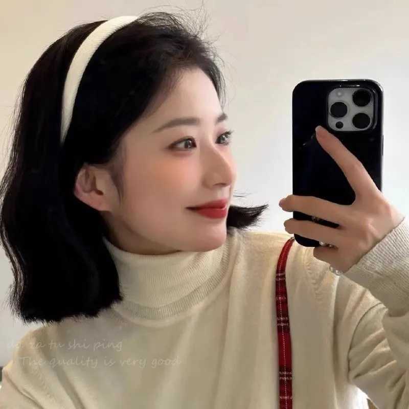 Korean Solid Simple Hairband For Women Girls Sweet Hair Ornament Headband Elegant Hair Hoop Hair Band Fashion Hair Accessories D260326