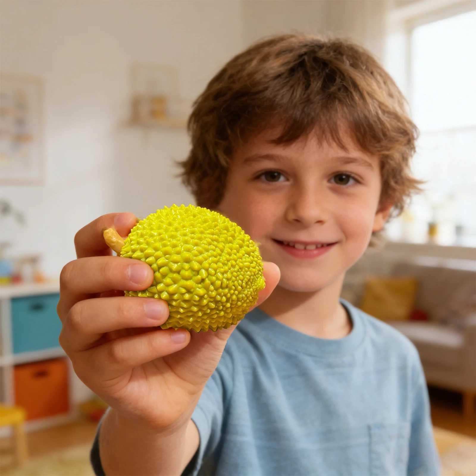 Hot Pick Soft Durian Fruit Squishy Toy Slow Rising Stress Relief for Kids Adults Squeeze Anti-Anxiety Sensory Fidget Toy H260326