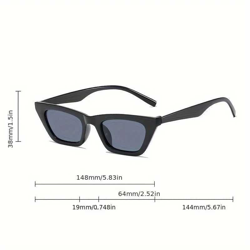 Vintage Cat Eye Sunglasses Women Small Frame Sun Glasses Female Brand Designer Retro Black Lens Shades Fashion Oculos UV400 D260326