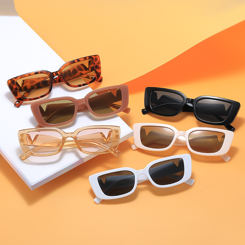 Luxury Brand Designer Sunglasses European And American Style Sunglasses UV Protection Strong Light Internet Celebrity Women's Glasses High-End Su