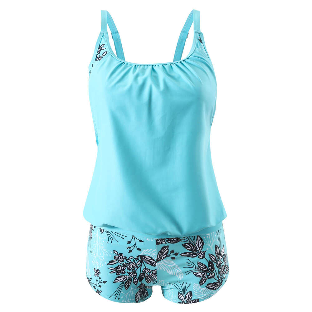 Swimsuits designer womens maillot de bain New European and American Plus Size Women's Quick-Dry Shorts and Tank Top Conserva
