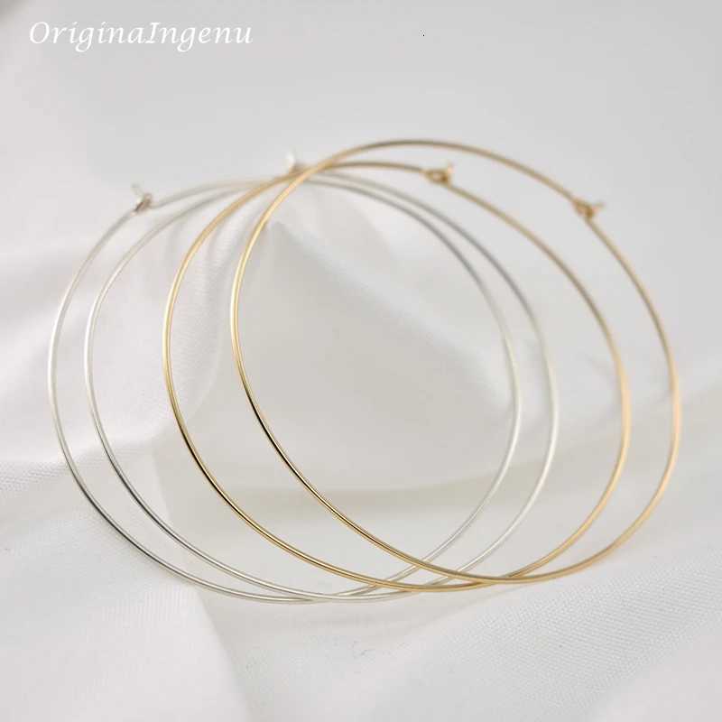 8 Size Thin Hoop Earrings Handmade Jewelry 925 Silver/Gold Filled Brincos Vintage Gold Pendientes Oorbellen Earrinngs For Women H260326
