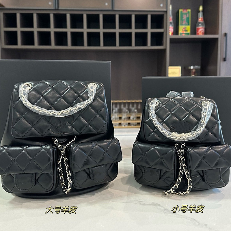 Chic Women's Shearsquintle Gabby Backpack Durable Genuine Lamb Skin Fabric Modern Flair