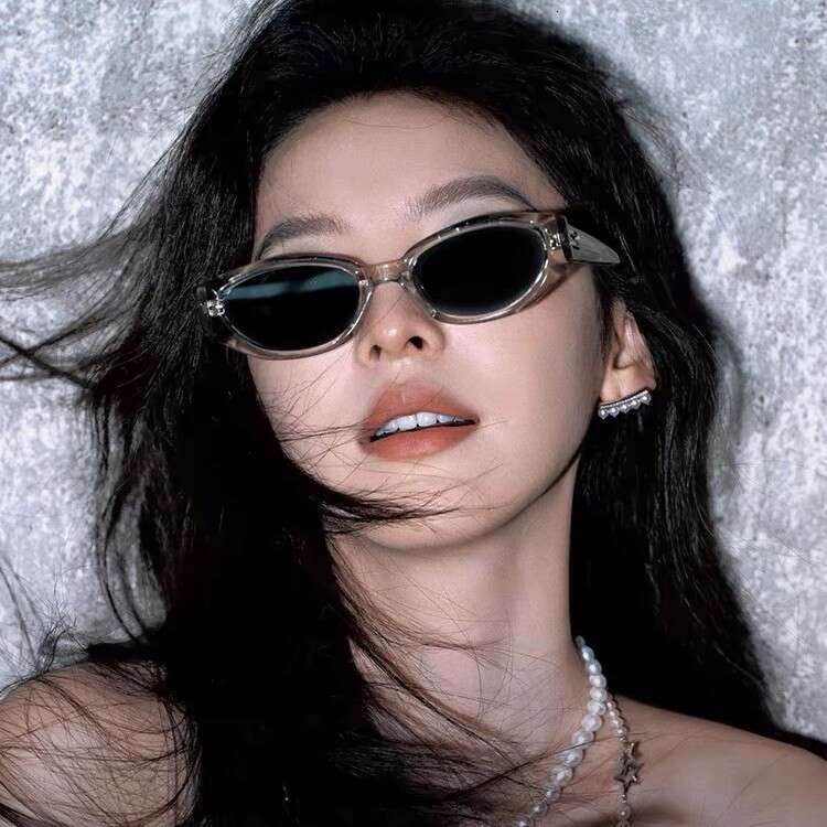 GM Cat Eye Dainty for Women 2026 Design New High-end UV Protection Round Face Street Style Sunglasses