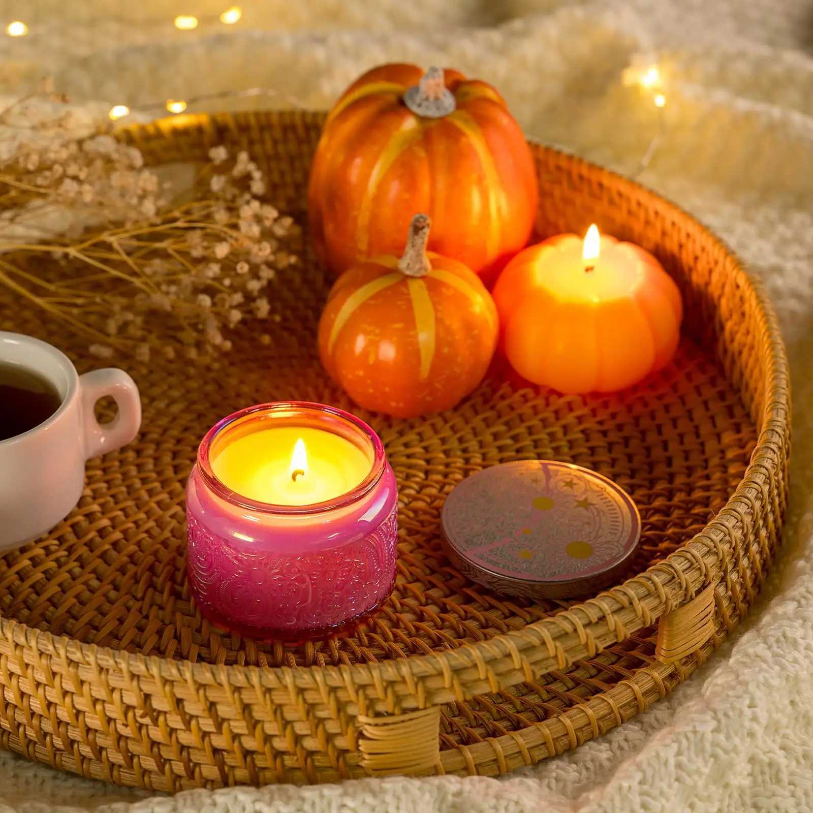 Indoor Aromatic Relief Candle Small Cup Jar Candle Sculpture Design for Home Decor And Relaxation H260326