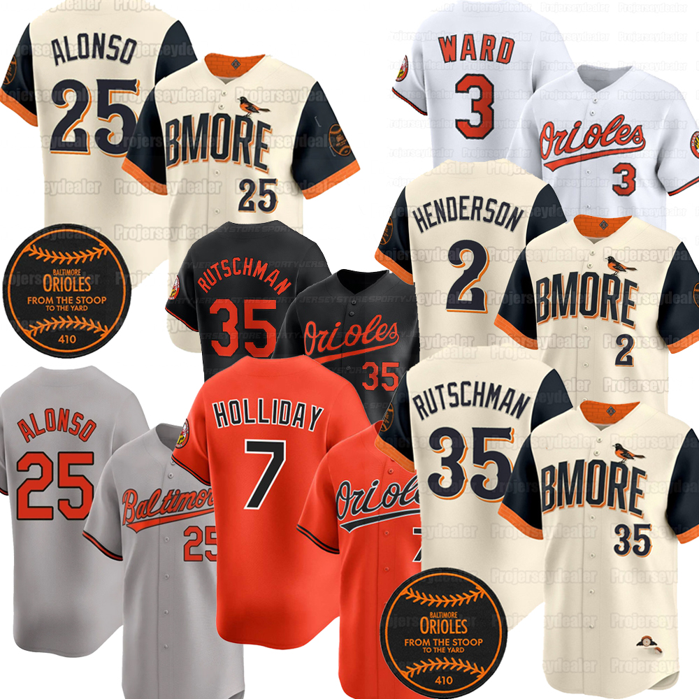 25 Pete Alonso Orioles 2026 City Connect Jerseys Adley Rutschman TaylorS Ward Jackson Holliday Gary Sanchez Chris Davis Cal Ripken Jr. Samuel Basallo