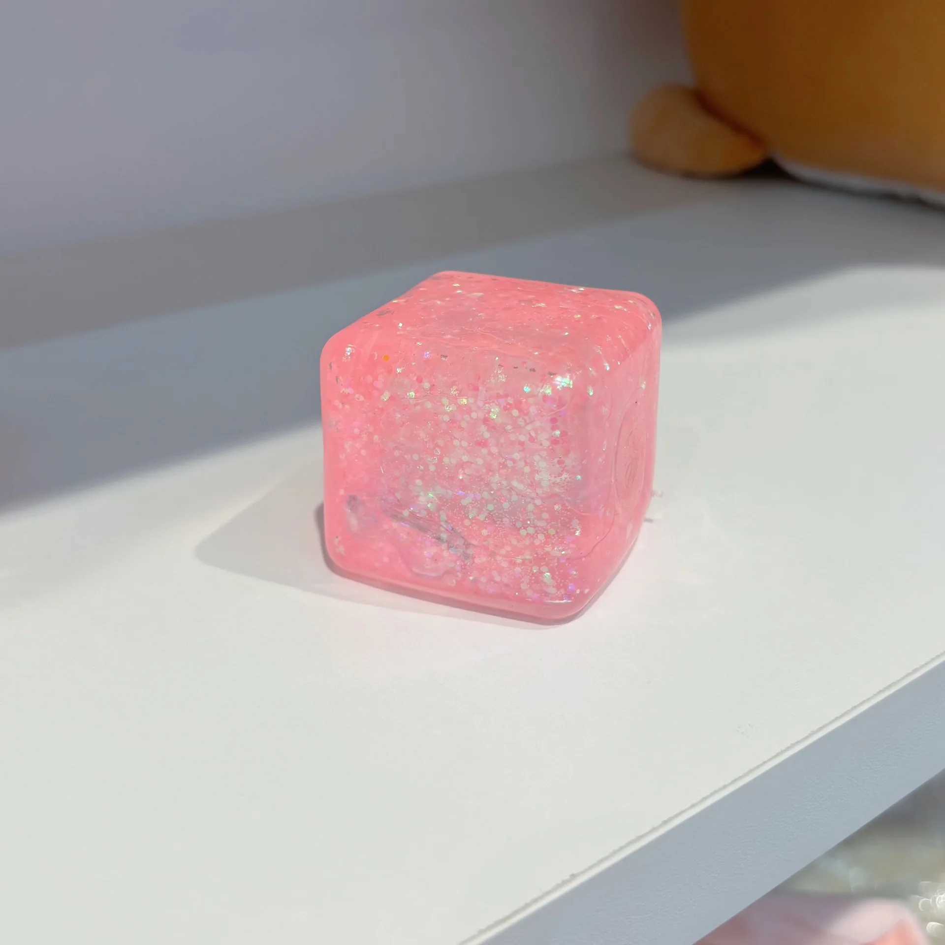 New Ice Cube Shaped Fidget Toy Square Stress Relief Ball Squishy Squeeze Anxiety ADHD Stress Relief Sensory Adults Toys H260326