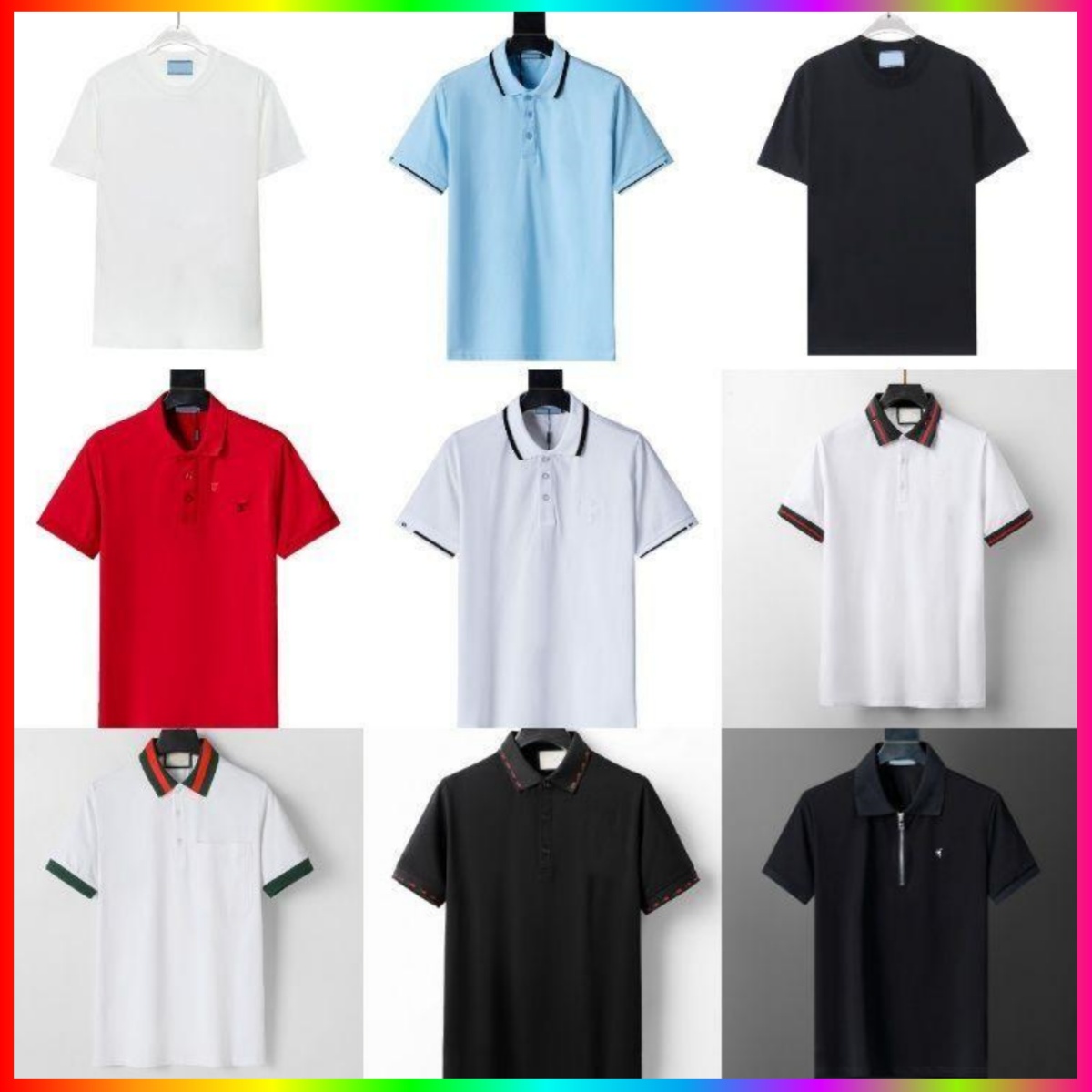 Designer Polo Shirt Men's Polos High end Polo Fashion Polo Collar Men's Top T-shirt Women's T-shirt Luxury Casual Men's Clothing polo