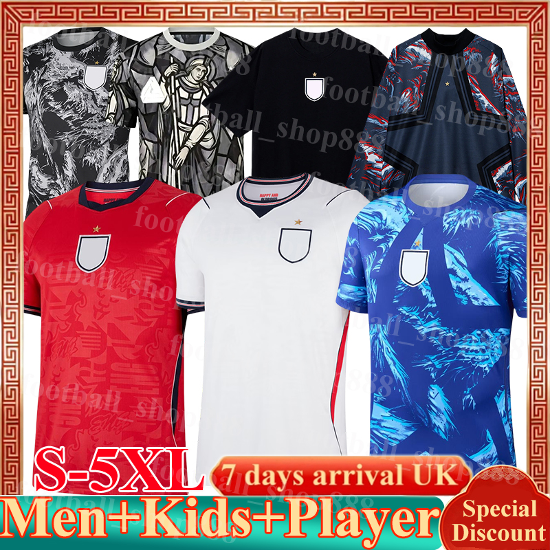 5XL 4XL England 2026 World Cup national football team Soccer Jerseys KANE RICE EZE BOWEN 26/27 Football Shirts RASHFORD ROGERS KONSA PICKFORD Men Kids Kit Socks Sets