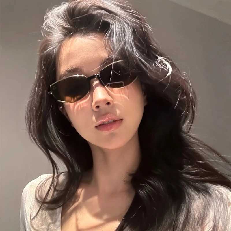 Cycling New Oval Metal Sunglasses Fashion Male Female Brand Designer Sun Glasses Retro Men Outdoor Sports Fishing Goggles D260326