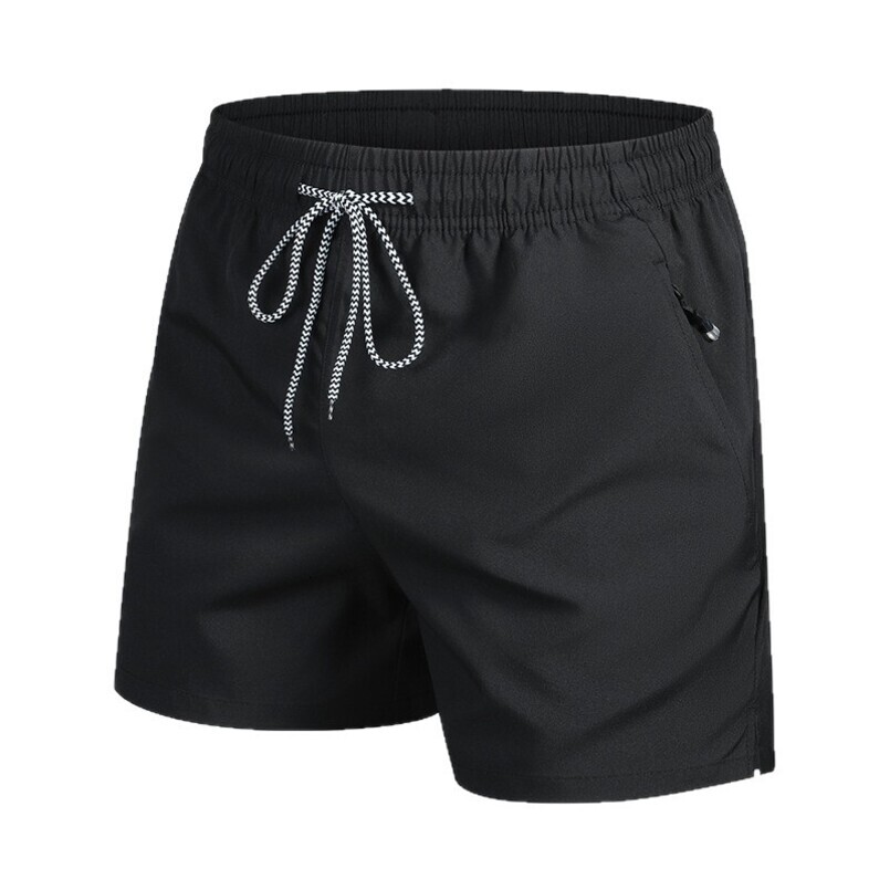 2026 cross-border European size sports men's thin three-quarter beach running training basketball shorts, factory supply