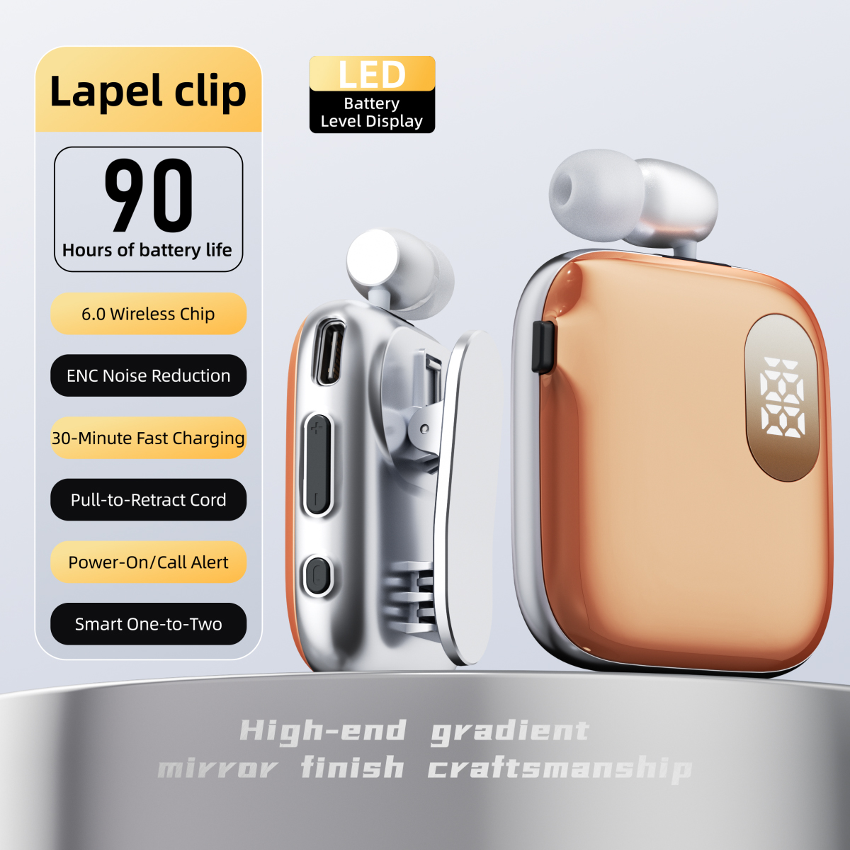 K91 TWS Wireless Earphones V6.0 Sports Earbuds with Digital Display HiFi Stereo Noise Cancelling Headset for iPhone 16 15 Samsung S24