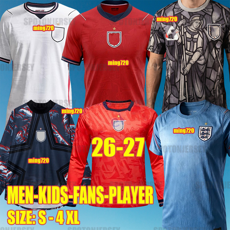 england football shirt 26 27 Palace World Cup Kit KANE Soccer Jersey SAKA PALMER RICE FODEN kids Women Goalkeeper training England world cup 2026 football kit shorts