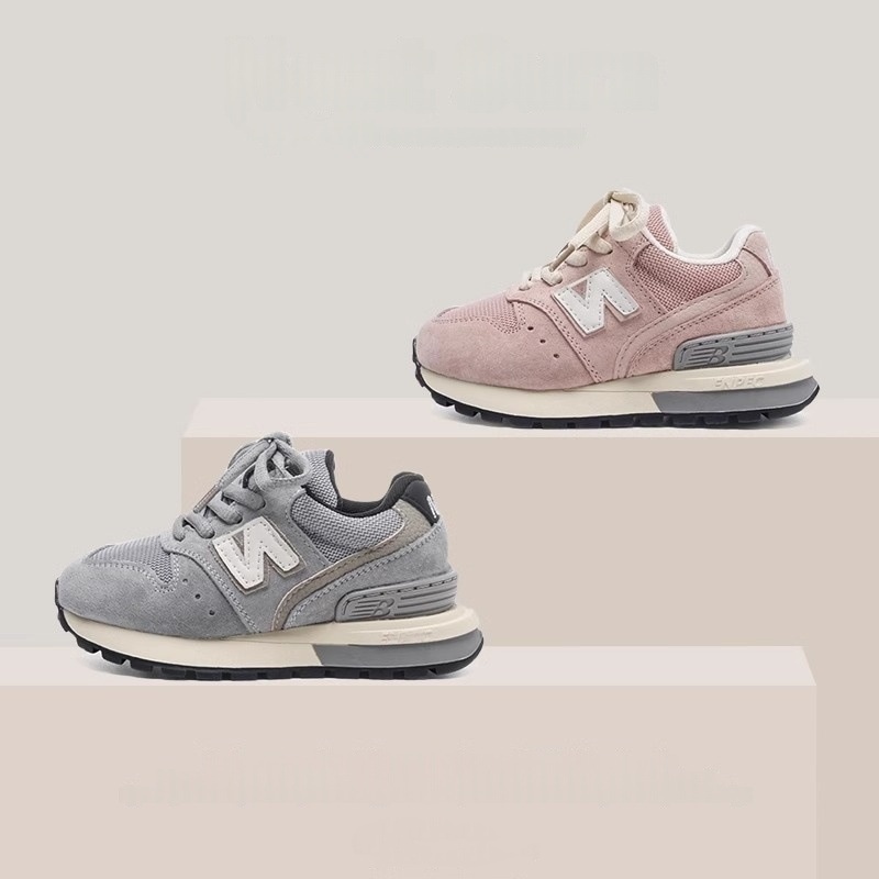 Kids Casual Retro Sneakers Suede Mesh Non-Slip Soft Sole Walking Shoes for Daily Wear School lightweight wear-resistant Free shipping