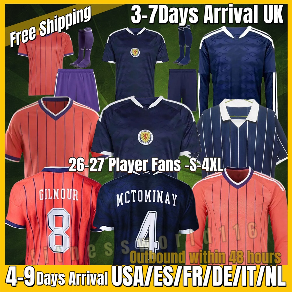 xxxl 4xl Scotland 26 27 Soccer Jerseys ROBERTSON McTominay McGREGOR SHANKLAND MCGREGOR Football Shirt Home Away maillot de Foot men kids kit unifrom Scotlands S-4XL