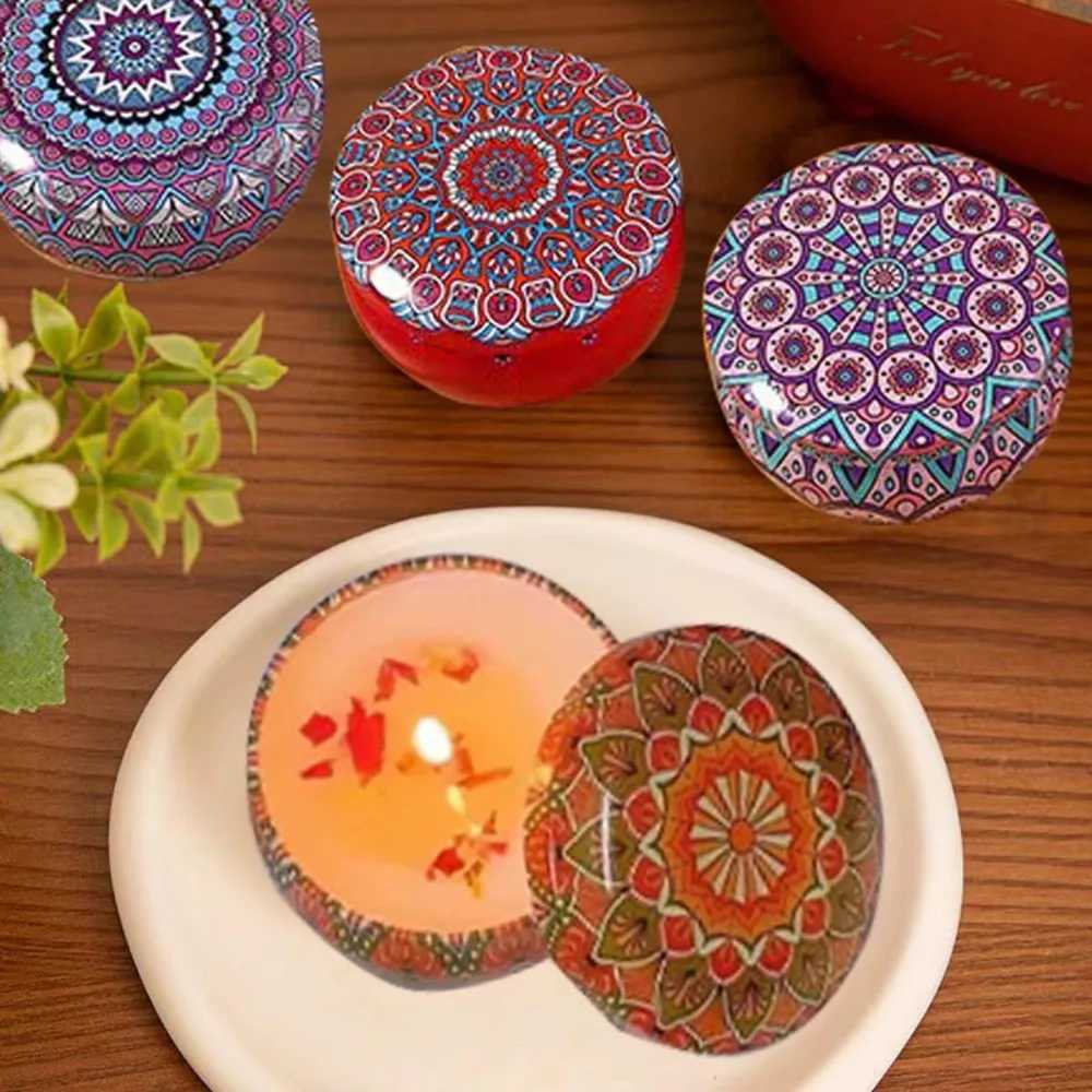 1/4PCS Vintage Scented Candles Soy Wax Candle Jars Flower Fragrance Scent Candle Wedding Ceremony Birthday Gifts Home Decoration H260326