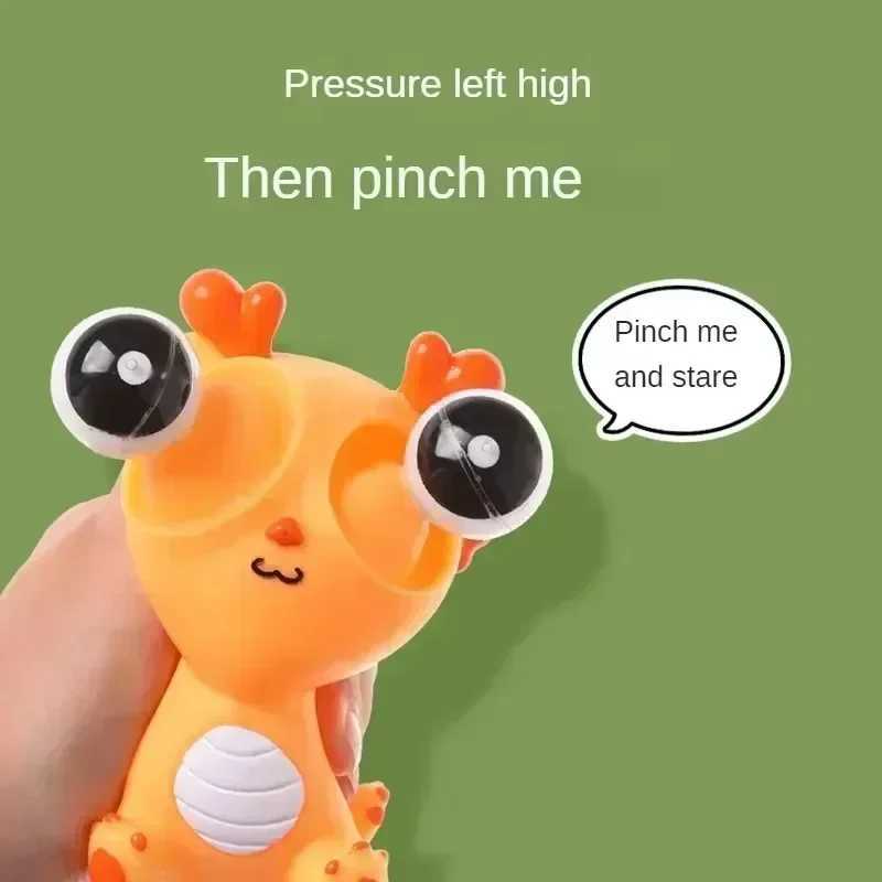 Pop Eye Dragon Pinch Joy Decompression Toy The Year of The Loong Squeeze Eye Staring Little Dragon Figure To Vent Pop Eye Dragon H260326