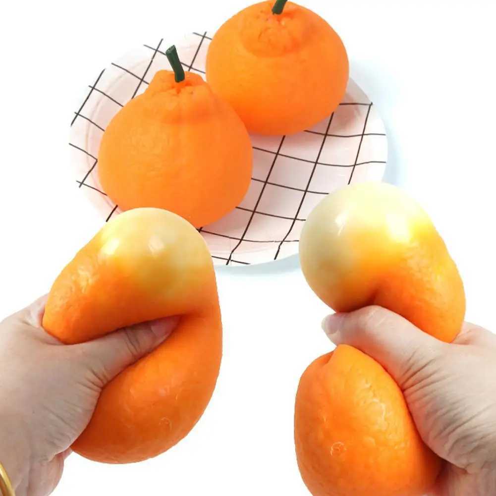 Decompression Toys Fruit Fidget Toys Simulated Durian Funny Anti-Stress Slow-rebound Toy For Kids Adults Gift H260326