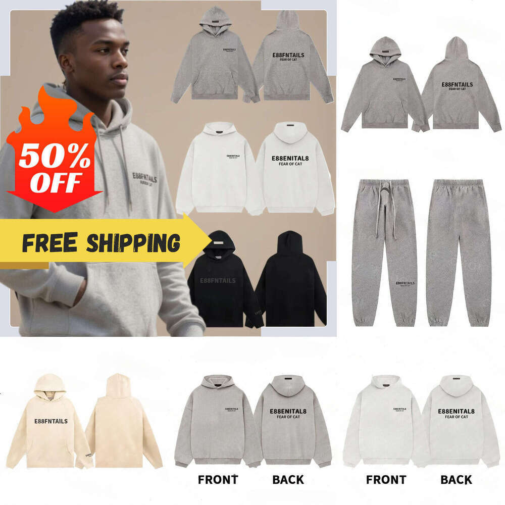 hoodies shorts t shirt men essantialscasual hoodie graphic designer esseentiahoodies pants tracksuit for mens hoody DHgate designer hoodie 1314