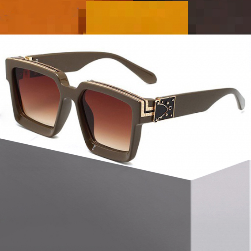 Millionaire Square Sunglasses Men Vintage Luxury Brand Designer Trendy Glasses Women Retro Black Shades Famous Oversized Steampunk IVSTA Fashion Acces