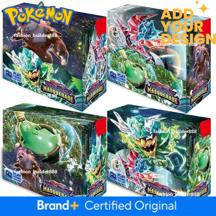 Pokemon English Pokemon Cards Twoilight Masquerade Booster Blind Box Pocket Monster