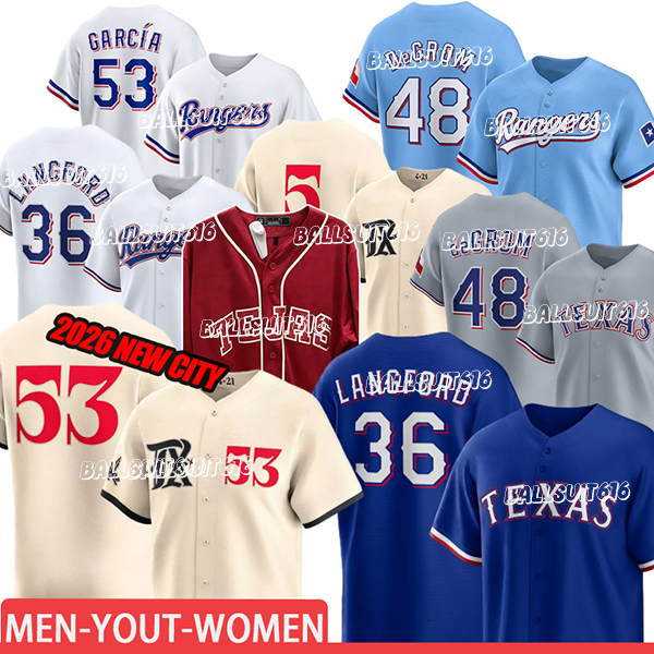 Texas Ranger Jersey 2026 city Custom Baseball Jerseys #5 Corey Seager Adolis Garcia Marcus Semien Jonah Heim Jersey