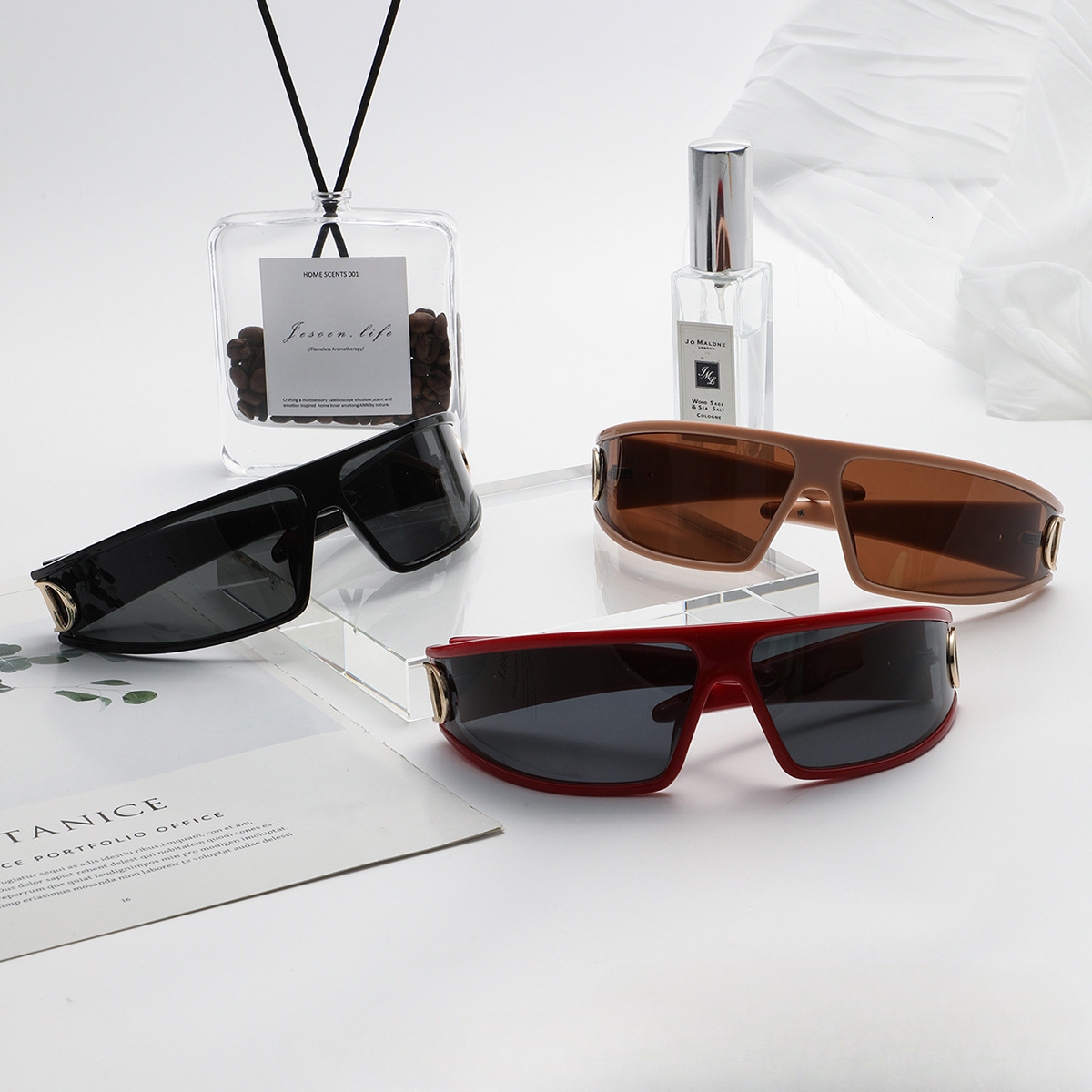 Luxury Brand Designer Sunglass New Trendy Fashion Headband Glasses Popular Online High-End Personalized Sunglasses Perfect For Street Photography Vers