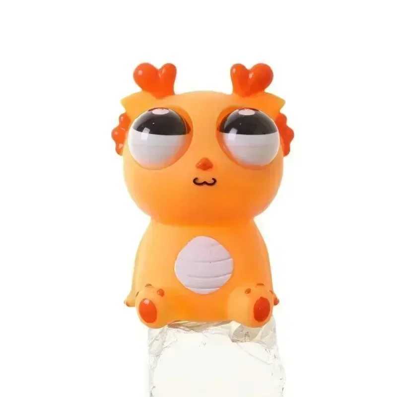 Pop Eye Dragon Pinch Joy Decompression Toy The Year of The Loong Squeeze Eye Staring Little Dragon Figure To Vent Pop Eye Dragon H260326